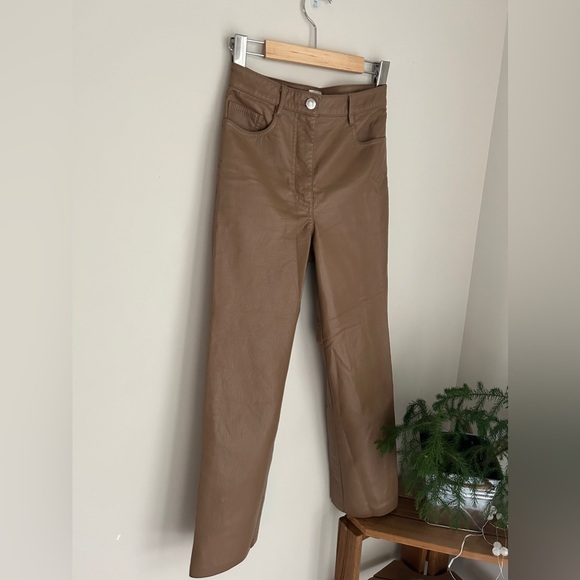 Wilfred The Melina Pant in Saville Vegan Leather ~ size 0 - Picture 3 of 10